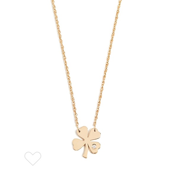 Jennifer Zeuner Jewelry - Jennifer Zeuner Clover Necklace w/Real Diamond